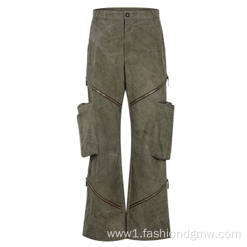 Mens Trousers Casual Cargo Pants